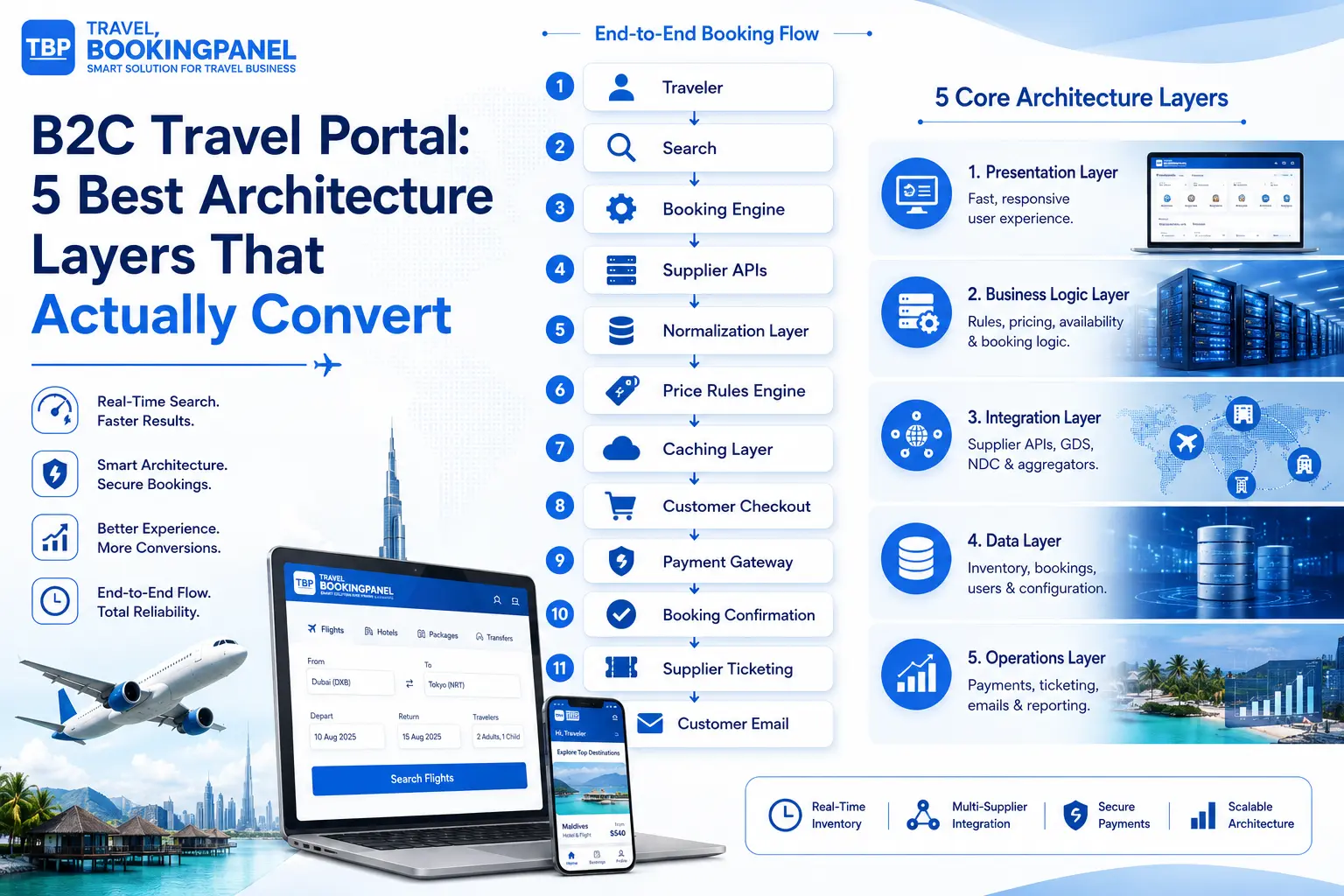 B2C Travel Portal: 5 Best Architecture Layers That Actually Convert